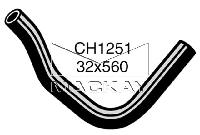 Mackay Top Radiator Hose CH1251