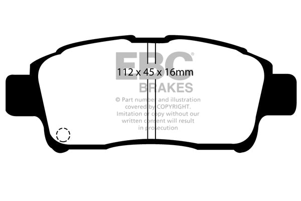 EBC Toyota Echo Front Pads DP21225