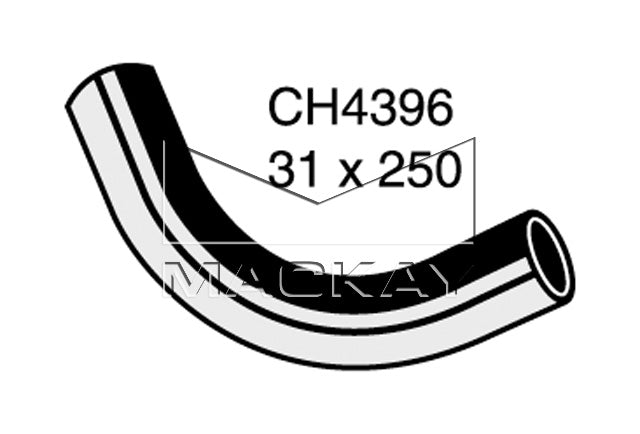 Mackay Top Radiator Hose CH4396