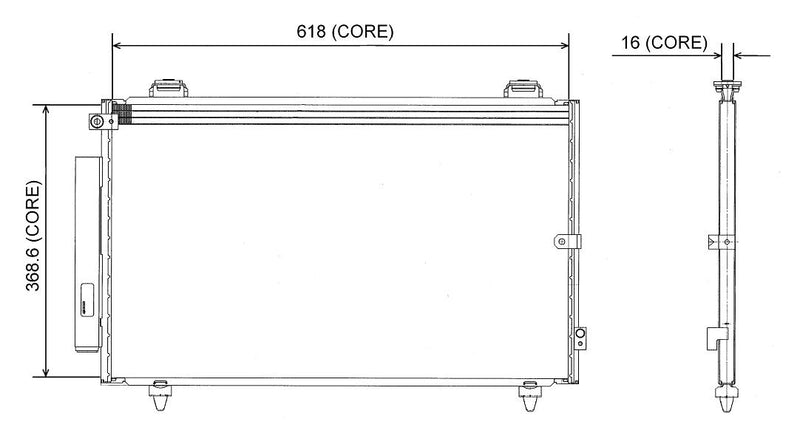 Denso AC Condenser A477-A406