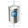 UFI Filters Fuel Filter 31.502.00