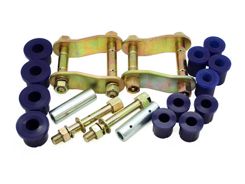SuperPro Rear SuperPro Greasable Shackle And Bushing Kit