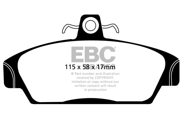 EBC Rover Front Pads DP2817