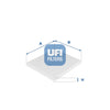 UFI Filters Cabin Air Filter 53.088.00