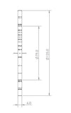 SuperPro Strut Spacer 6mm Front TRC008-6