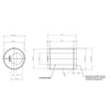 SuperPro Rear Control Arm Lower-Inner Bush Kit Fits