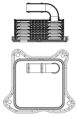 Mahle Oil Cooler CLC 2 000S
