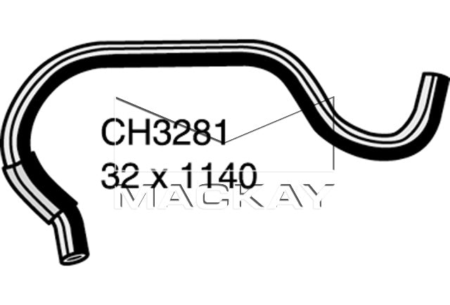 Mackay Top Radiator Hose CH3281
