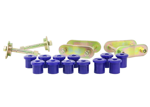 SuperPro Rear Greasable Shackle And Bushing Kit Fits