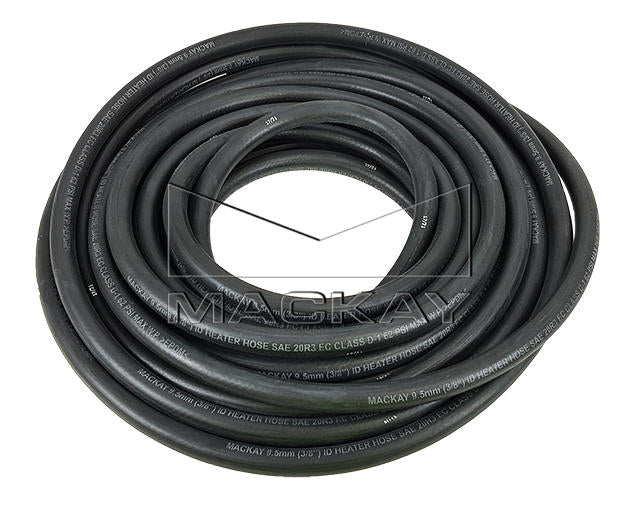 Mackay 9.5mm (3/8) Id X 15M Heater Hose HH010X15