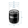 UFI Filters Oil Filter 23.435.00