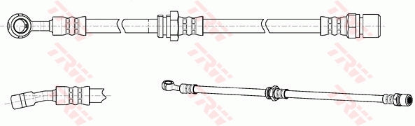 TRW Brake Hose PHD992
