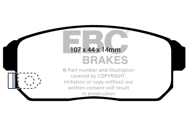 EBC Mazda Rx8 Rear Pads DP21691