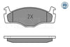 Meyle Brake Pad Set 025 208 8719/PD