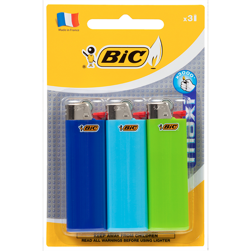 Bic Maxi Lighter 3 Pack JS003/3
