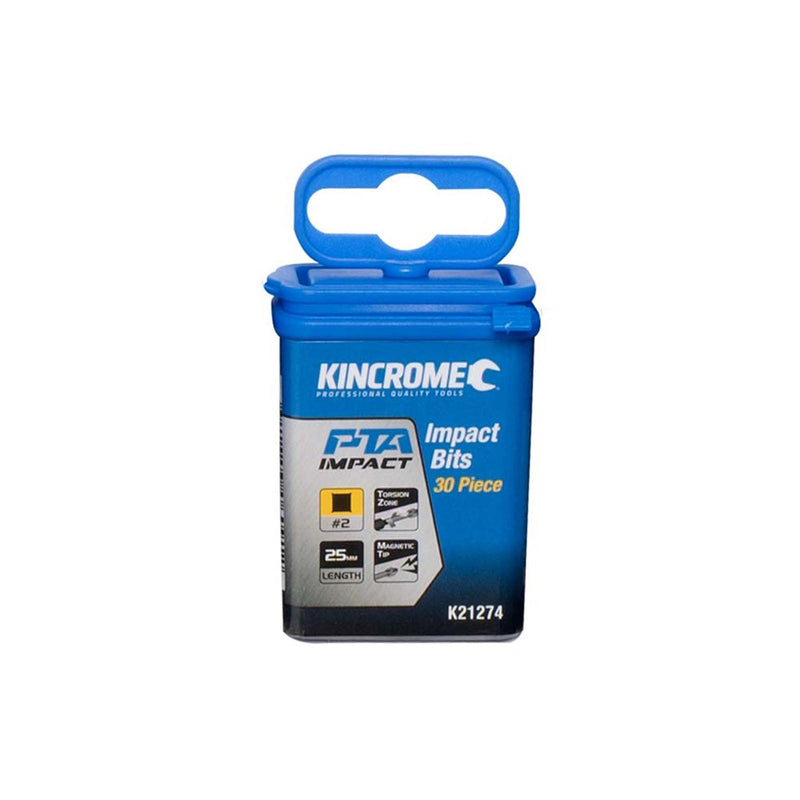 Kincrome Impact Bit Sq#2 25Mm 30Pk K21274