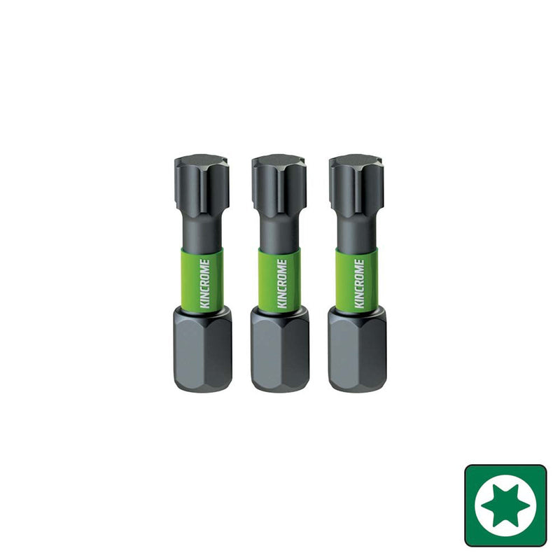 Kincrome Impact Bit Torx T20 25Mm 3Pk K21386