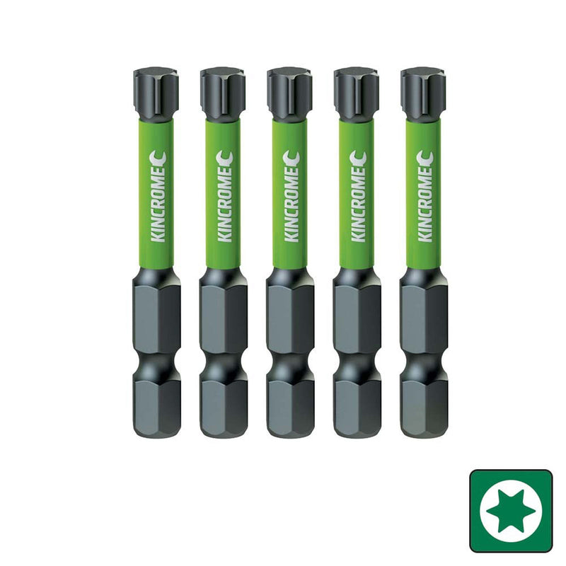 Kincrome Impact Bit Torx T25 50Mm 5Pk K21406