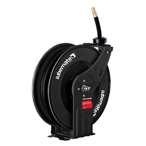 Lubemate Twin Pedestal 12.5mm x 15M Oil Hose Reel