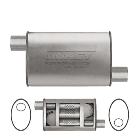 Lukey Muffler-Exhaust Sports LT17734