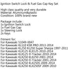 Kawasaki KL110 KLX125 KLX250 Generic Ignition Switch Seat Gas Cap Cover Lock Key Set
