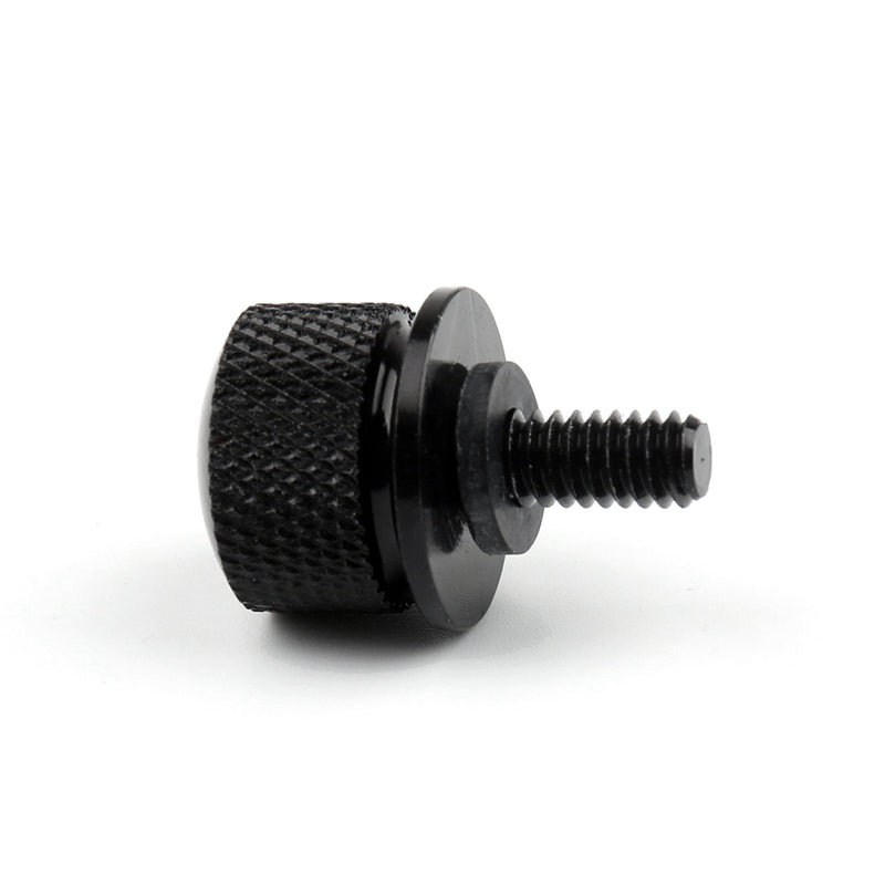 Harley Softail Dyna Generic 1/4 Billet Knurled Anodized Seat Mount Bolt Screw