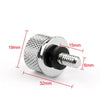 Harley Softail Dyna Generic 1/4 Billet Knurled Anodized Seat Mount Bolt Screw