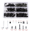 177PCS Motorcycle Sportbike Windscreen Fairing Bolts Kit Fastener Clips Screws Generic