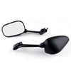 Yamaha YZF R6 2008-2010 Black Generic Racing Mirror Mirrors