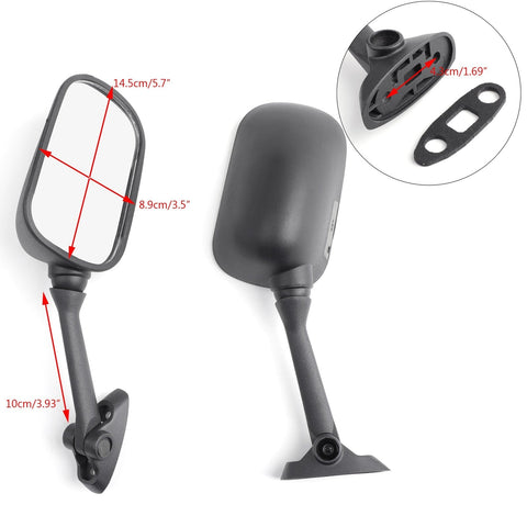 Suzuki GSXR 1000 SV 650 / 1000 2003-2006 Black Generic Rearview mirror Mirrors