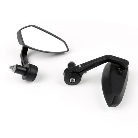 Universal Motorcycle Motorbike 7/8 22mm Handle Bar End Rear Side View Mirror Generic