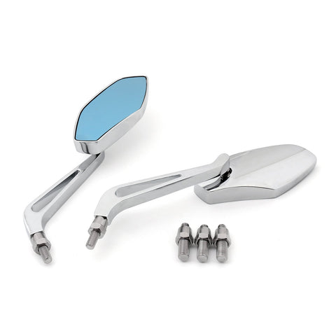 Harley Generic Universal 8mm 10mm Motorcycle Cruiser Side Rear View Mirrors