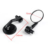 Cafe Racer Generic 1Pair CNC Motorcycle 3 Round Side Mirror 7/8 Handlebar End