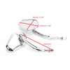 Harley Cruiser Touring Generic Diamond Rear View Mirrors Motorcycle Fit