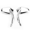 Harley Cruiser Touring Generic Diamond Rear View Mirrors Motorcycle Fit