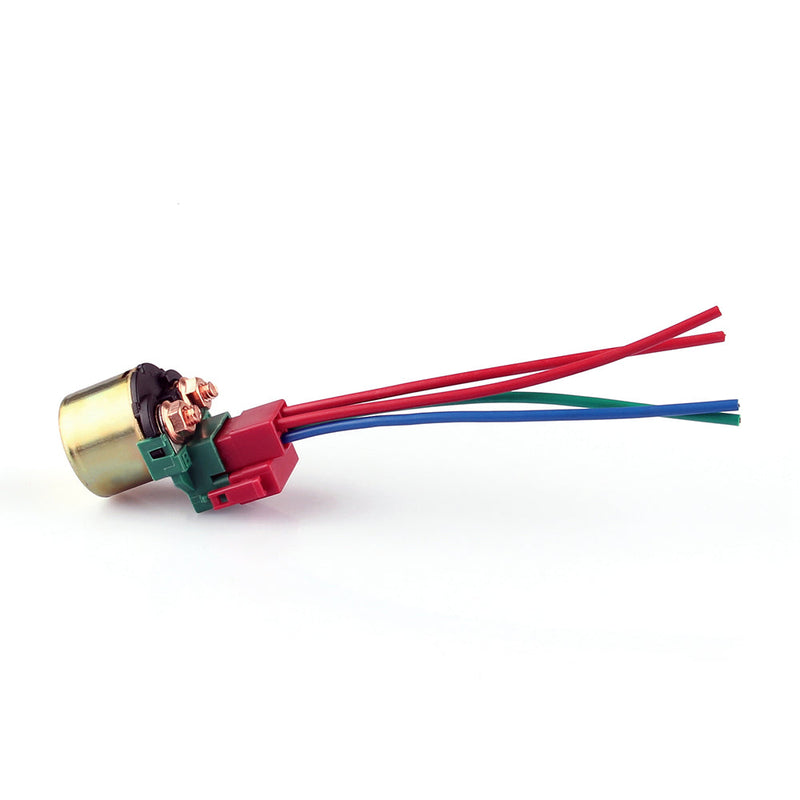 Starter Relay Solenoid + Plug Fit Honda CB CBR CBX CMX450 CRF CX GL NX VF VT VTR Generic