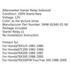 Honda TRX125 85-86 ATC200 TRX 200 300 Generic Starter Solenoid Relay Ignition