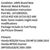 Honda NSS250 Forza 250 MF10 2008 2009 2010 Generic Fuel Pump Assembly Left Outlet Fit