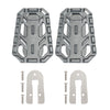 Triumph Scrambler 1200 Tiger Silver Pair Cnc Foot Peg Enlarge Footpegs Pedal
