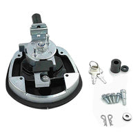 Single Piece Truck Trailer Twist Lock Whale Tail Lock With Powder Coated Steel Fit For Canopies Trailers Utes Toolboxes
