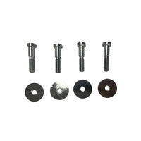 4 x Chrome Door Lock Striker Bolts Washers Fit For Holden HQ HJ HX HZ WB Torana LH LX UC