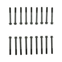 18 Pcs Cylinder Engine Head Bolt Set Fit For Nissan Navara D22 4cyl 3.2L QD32E 1997-2001