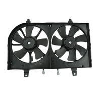 AC + Radiator Thermo Cooling Fan Assembly With Motors Fit For Nissan Maxima A33 All Model Variants 09/1999-09/2003