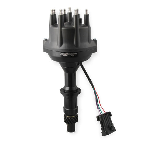 MSD 23843 Black, Pontiac V8 Dual Sync Distributor
