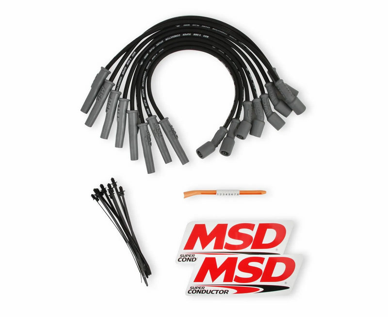 MSD 31633 Ford Raptor 6.2L V8 Black Wire Set Direct