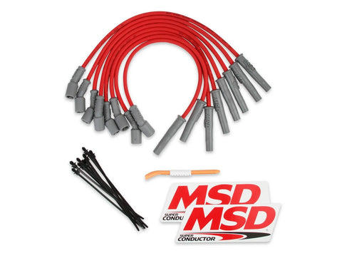 MSD 31639 Ford Raptor 6.2L V8 Red Wire Set Direct