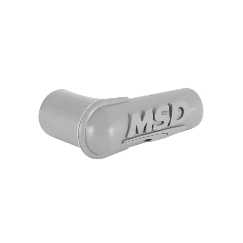 MSD 34515 90° Spark Plug Boot, Gray Silicone, 100each 100