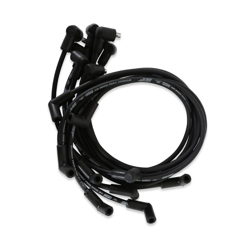 MSD 5564 Street-Fire Wire Set SBC, Sock Cap, under Manif
