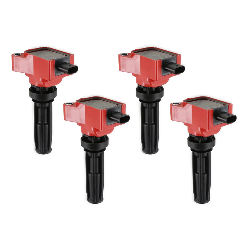 MSD 825964 Coil, RED, Ford ECO-Boost 2.0L L4, SET OF 4