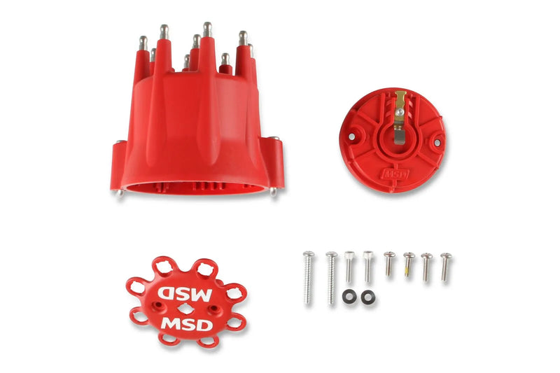 MSD 84335 Red Cap/Rotor Kit The kit includes Cap, PN 8433